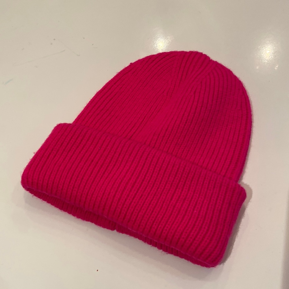 Neon Pink Winter Hat